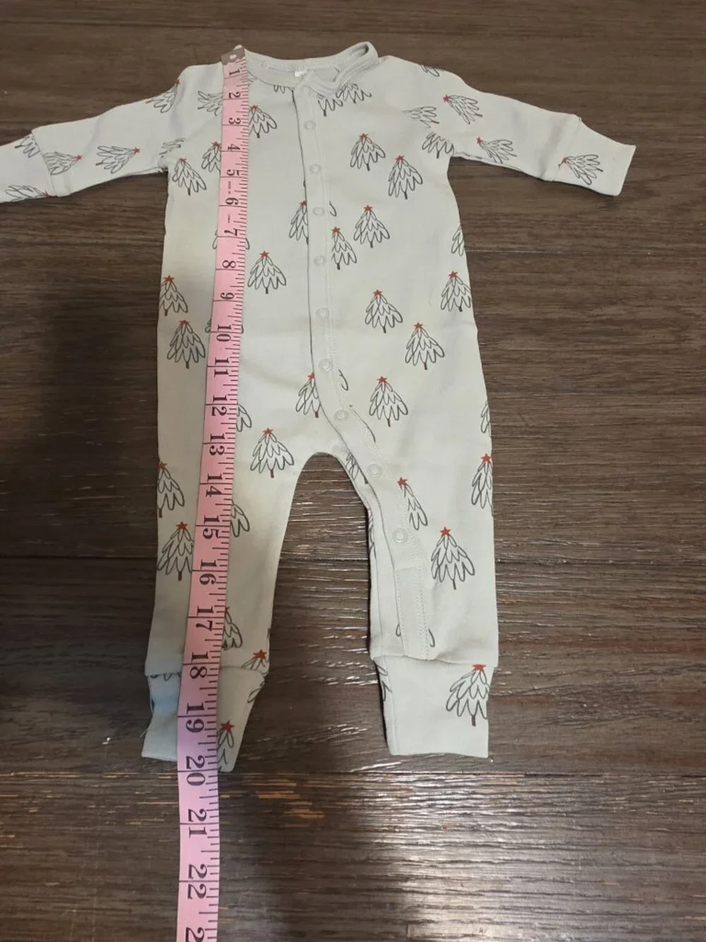 Rylee + Cru Christmas Tree Henley Jumpsuit NWT Baby 0-3M Holiday